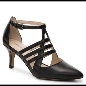 Franco Sarto 9 like new fernleaf heels strappy